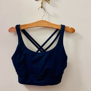 Lululemon Energy crisscross blue bra | size 8